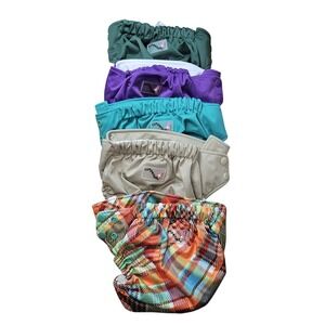 Rumparooz Cloth Diaper Lot 5 One Size Baby Newborn Multicolor Snap Covers